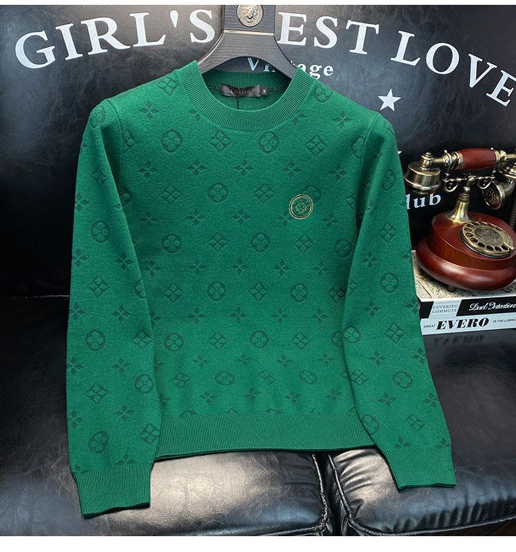 Fashion high-end round neck sweater slimming 1023112306