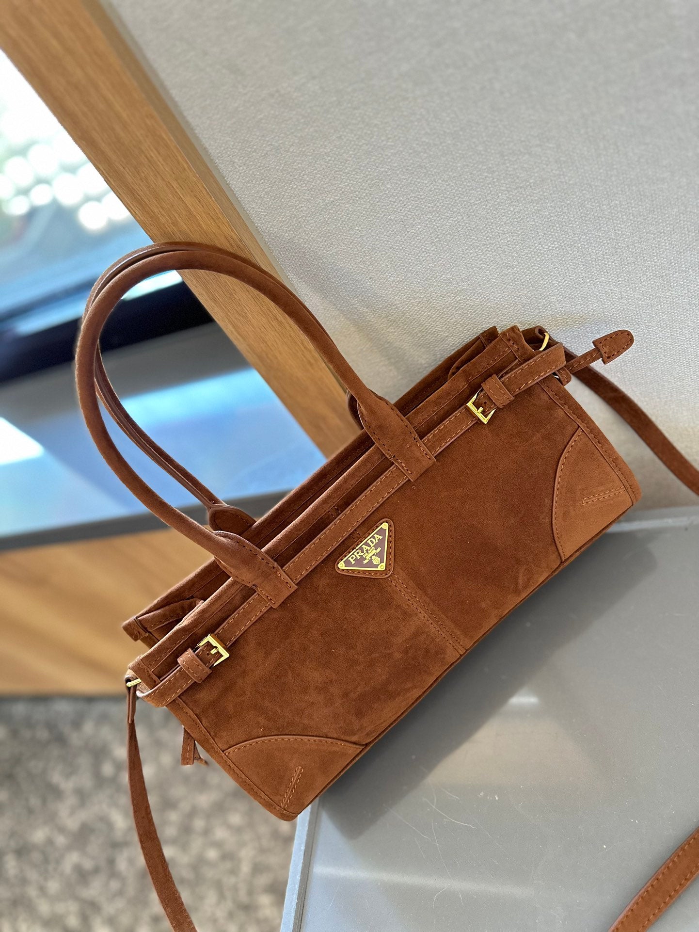 P waxed leather crossbody bag 0724082904
