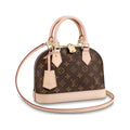 Handmade Leather Monogram BB Brown Alma