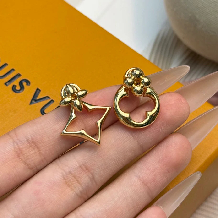 DYNASTY Series Asymmetrical Earrings 1026070218