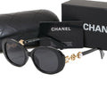 Luxury Women CC Oval Pearl Decor Sunglasses PF1326090702