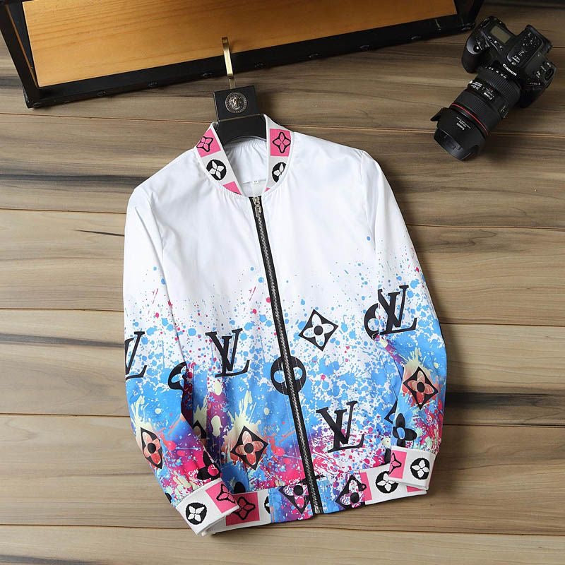 2-color men's printed jacket XC0723041321