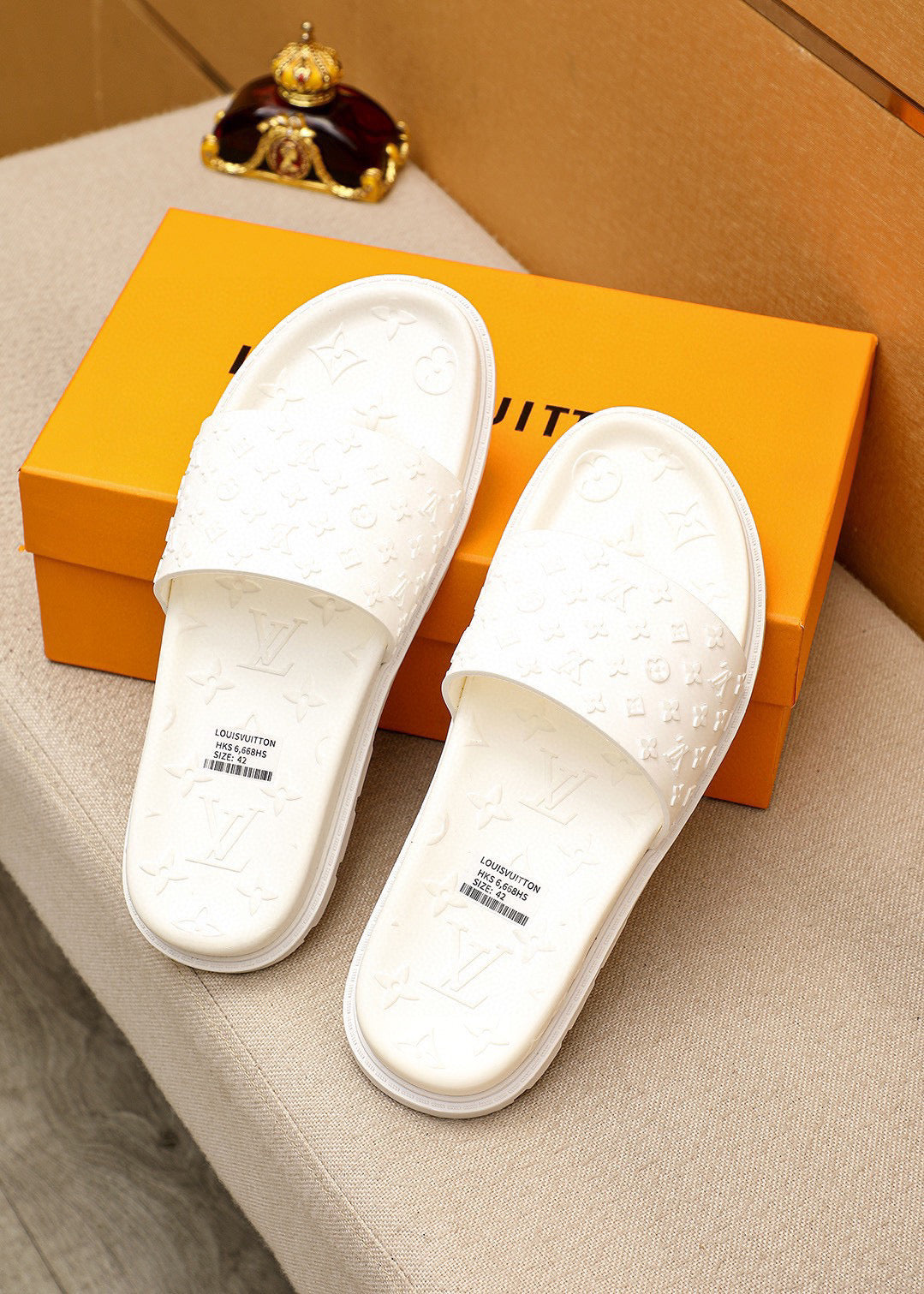 L classic printed slippers 0725101003