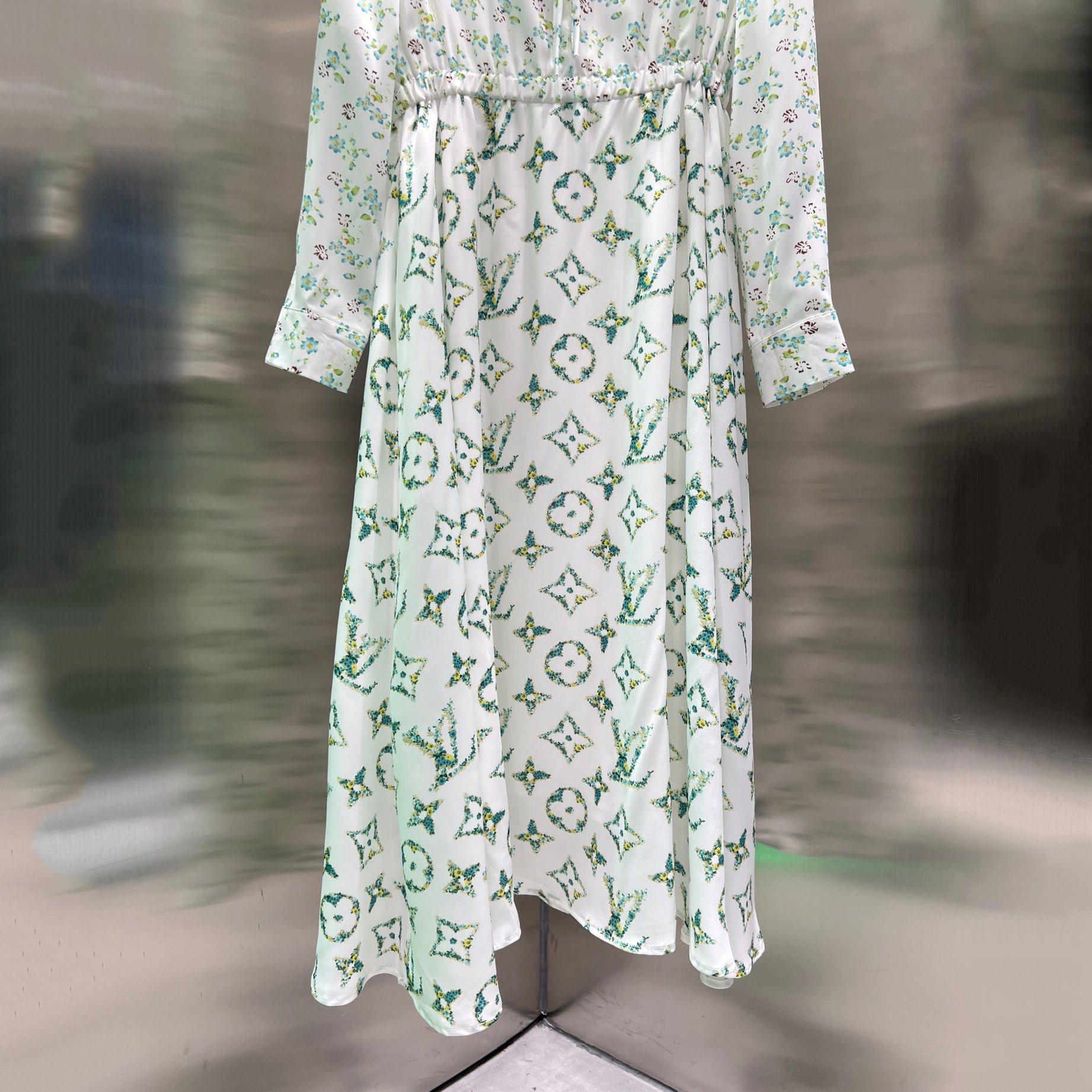 New small floral dress(With waist chain) 1824050608