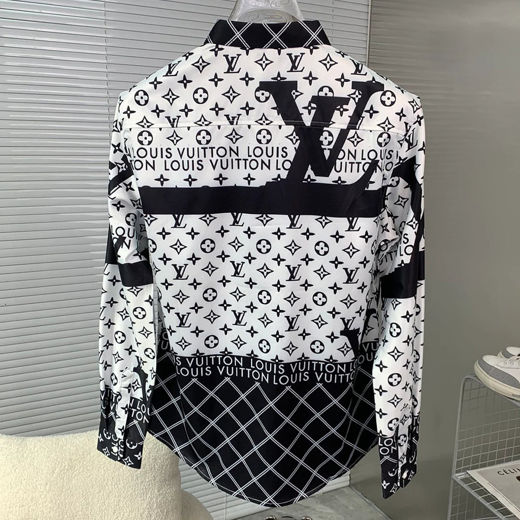 New Fashion Full Screen Printed Long sleeved Shirt 1024032202