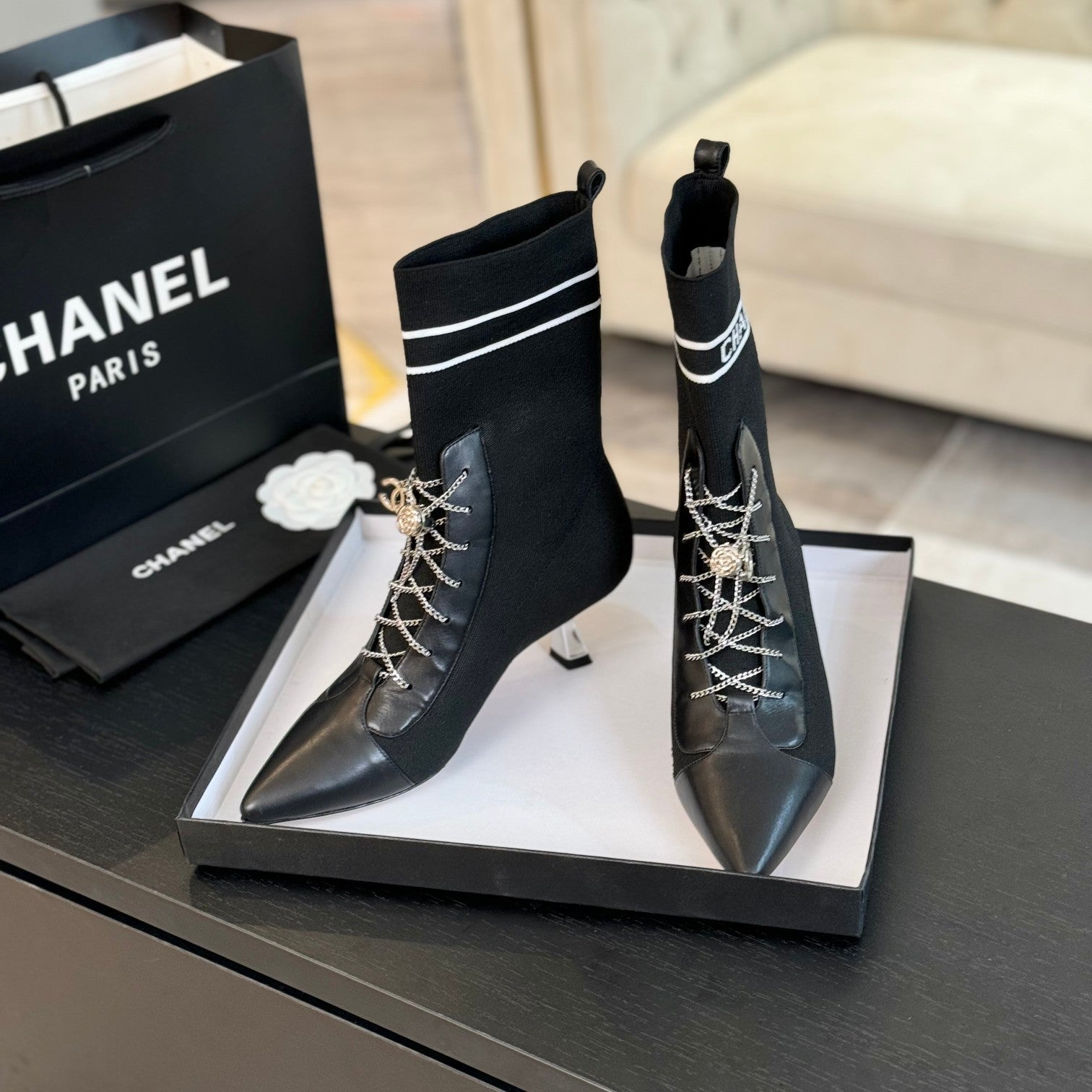 25ss new fashionable sock boots 0725090806