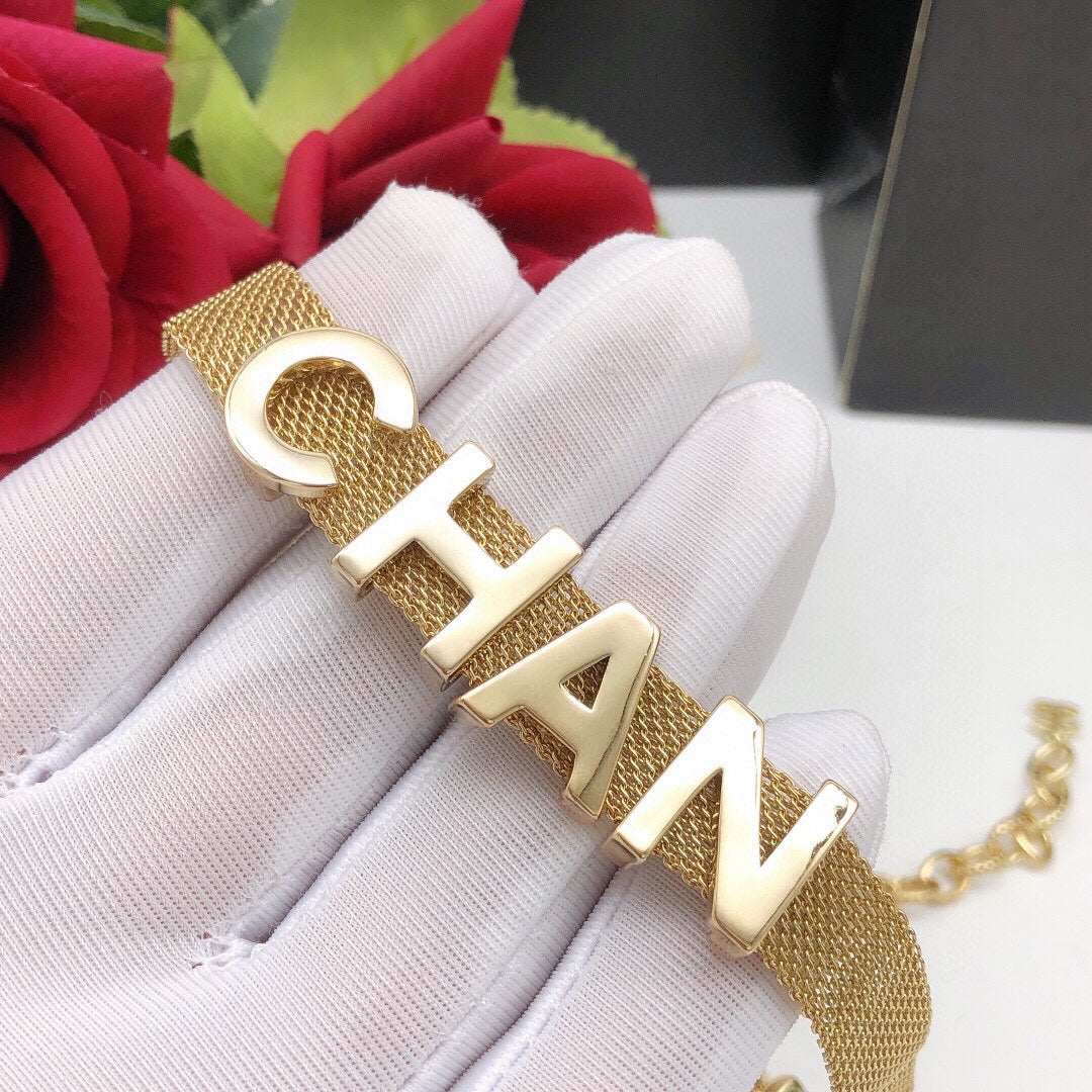 brass letter necklace 0724110603