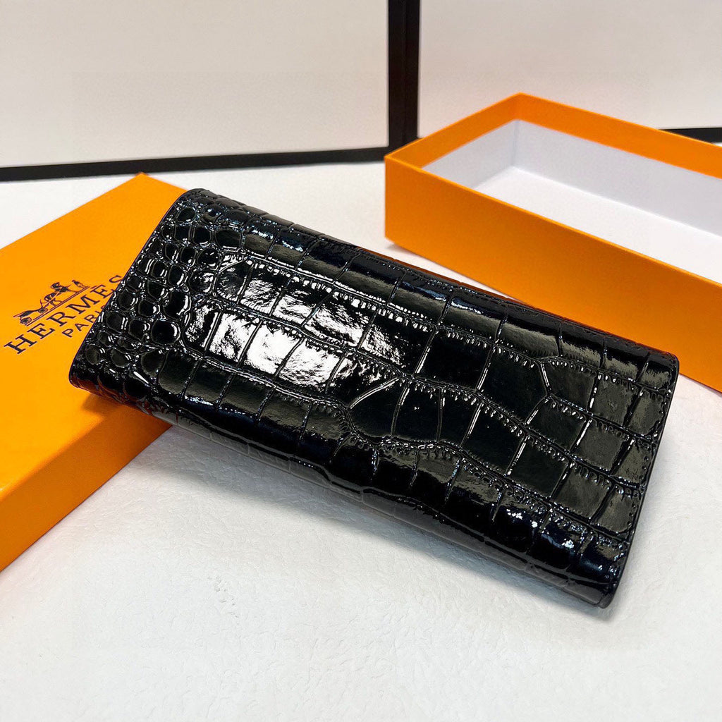 H crocodile calfskin wallet XC24100901