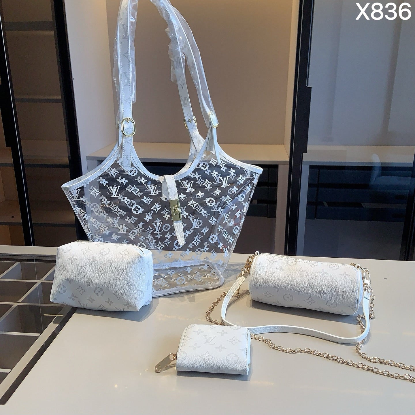 L A 4-piece set combination bag 0725101403