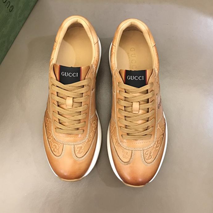 Original color top Leisure classic printed rubber sole cowhide casual shoes