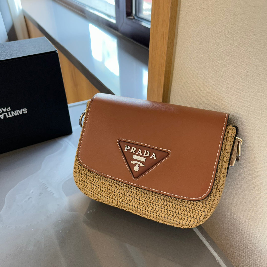 P summer fashion woven shoulder bag 0724041115