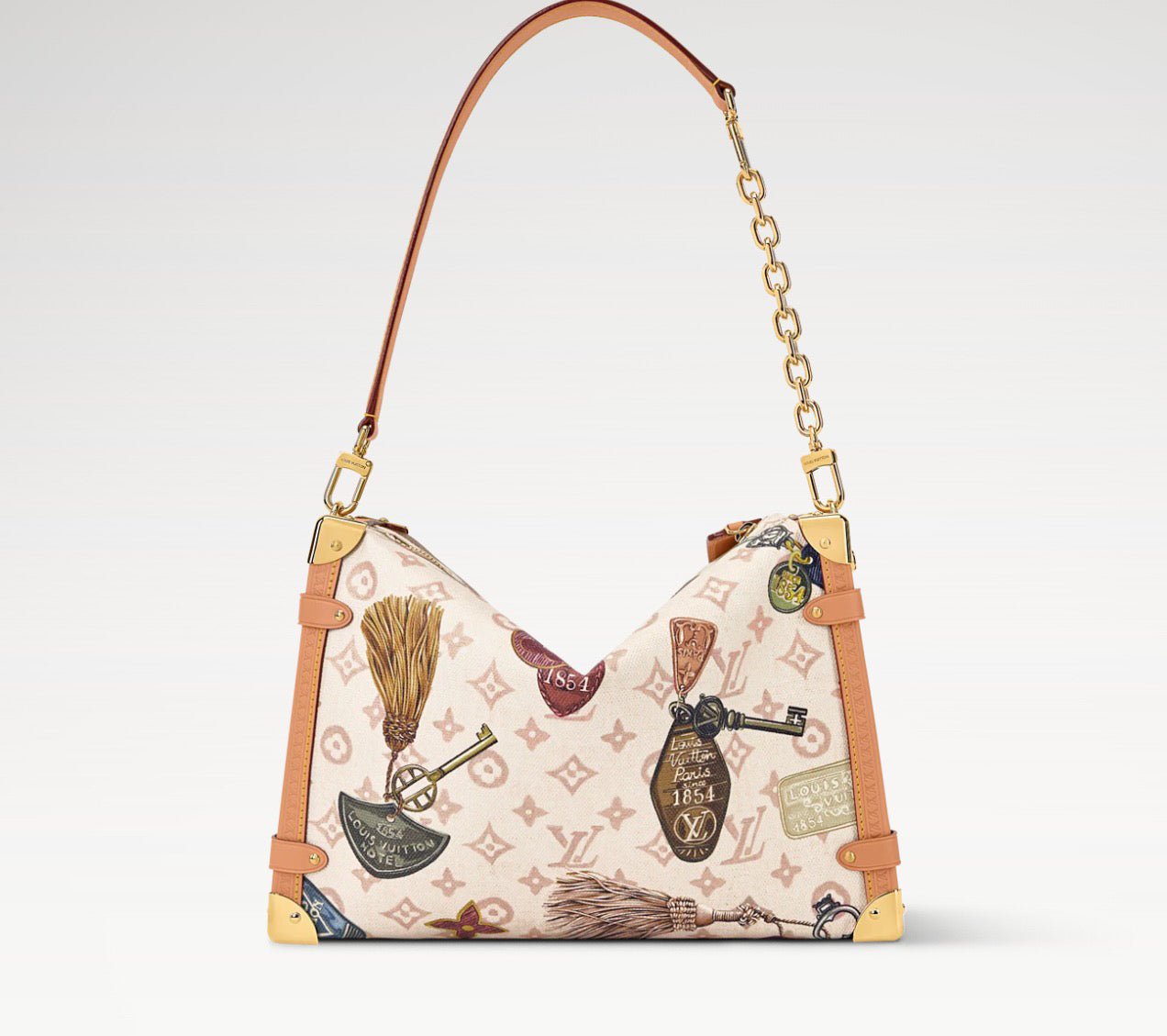 L & V Stylish Cowhide Key HandBag M0726052003