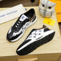 V fashion printed rubber sole sneakers 0724072309