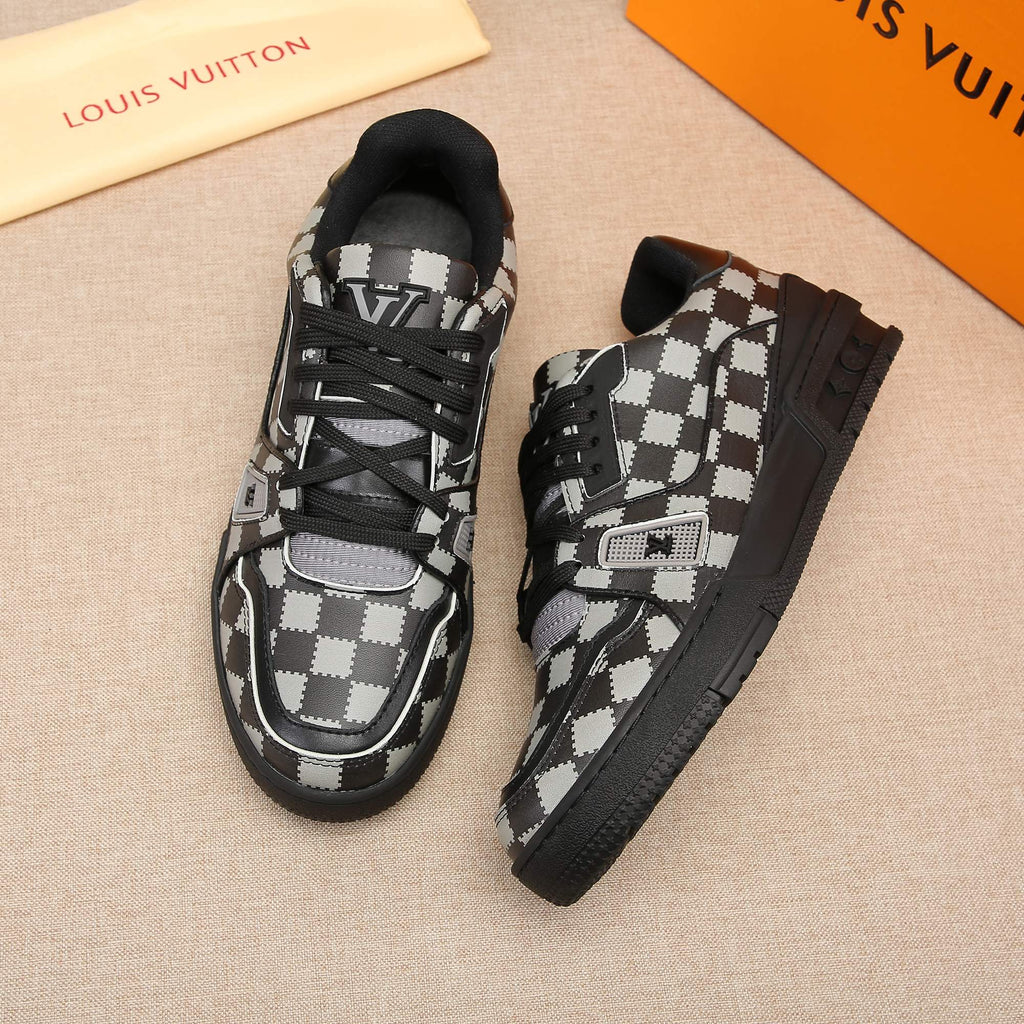 V Fashion Classic Textured Sneakers 0724031505