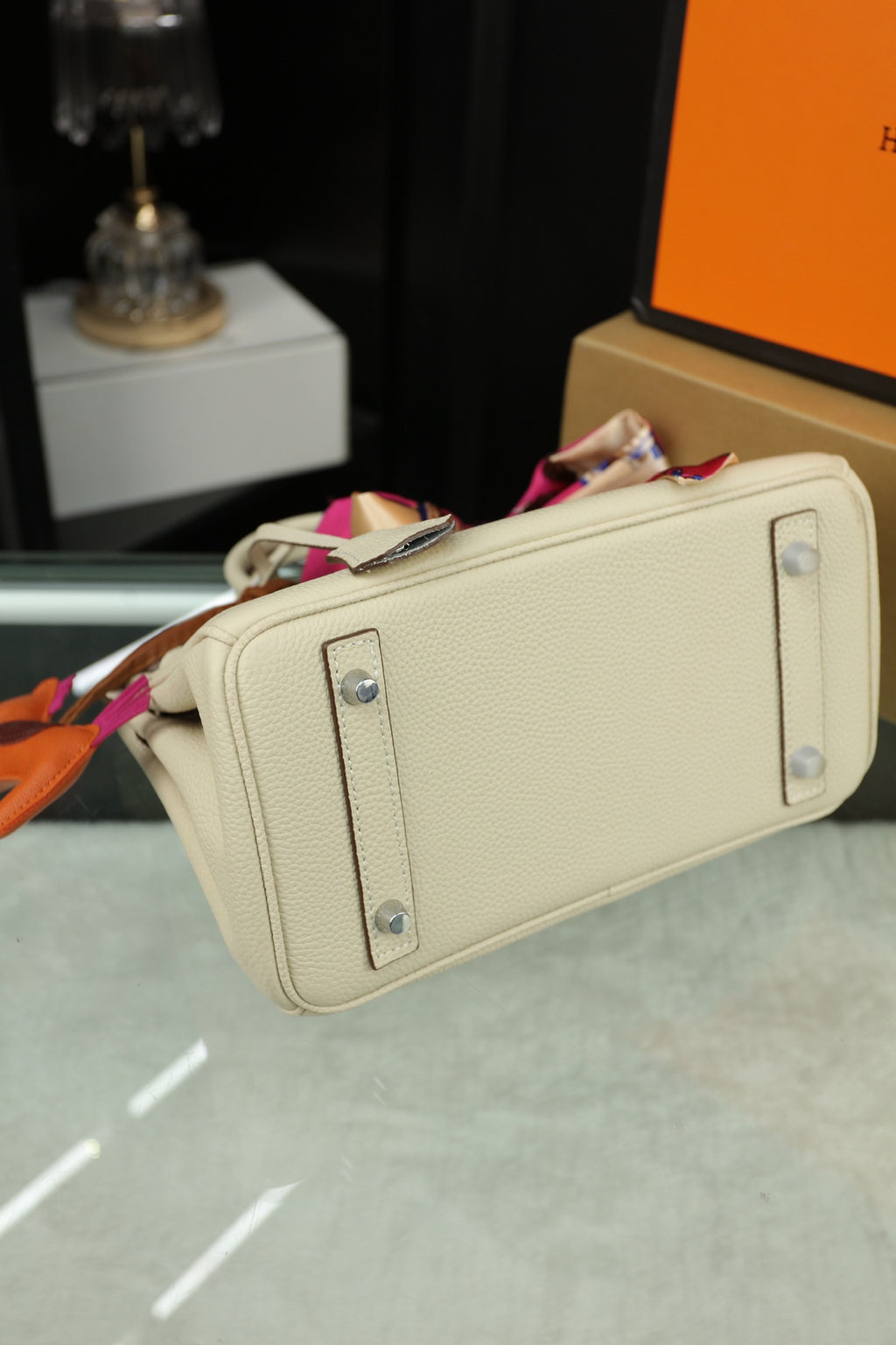 H Birkin platinum handbag 0724090201