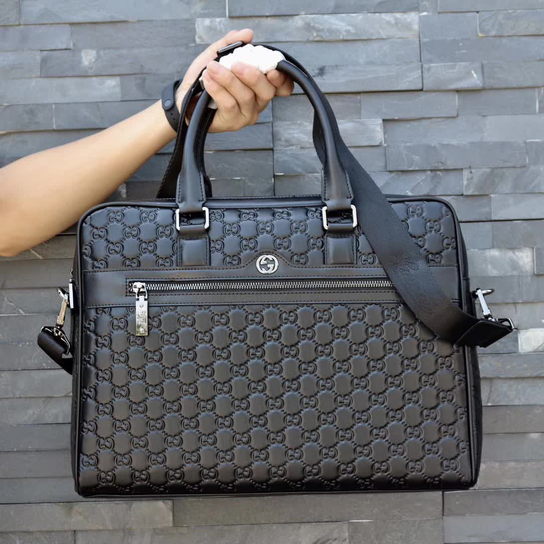 BLACK LEATHER NEW CLASSIC STYLE GLOGO LUXURY BAGS PD05202372406