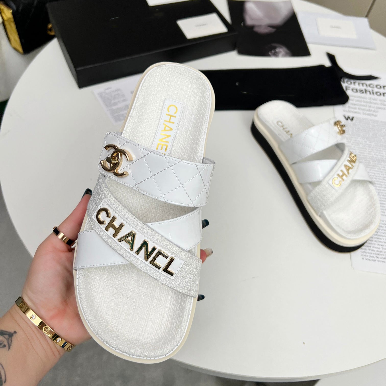 C New Flat Ladies Slippers XC07061202