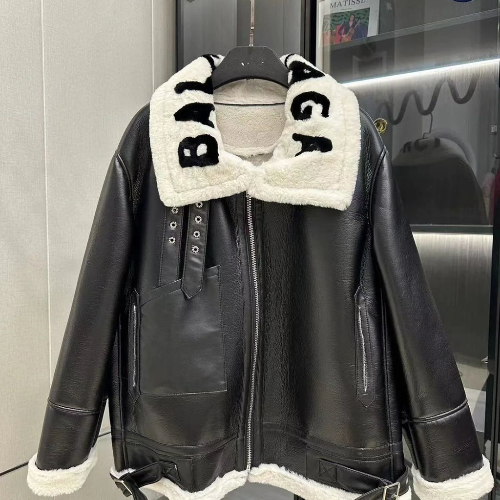 New autumn and winter BA Paris fur one-piece jacket 1024110601