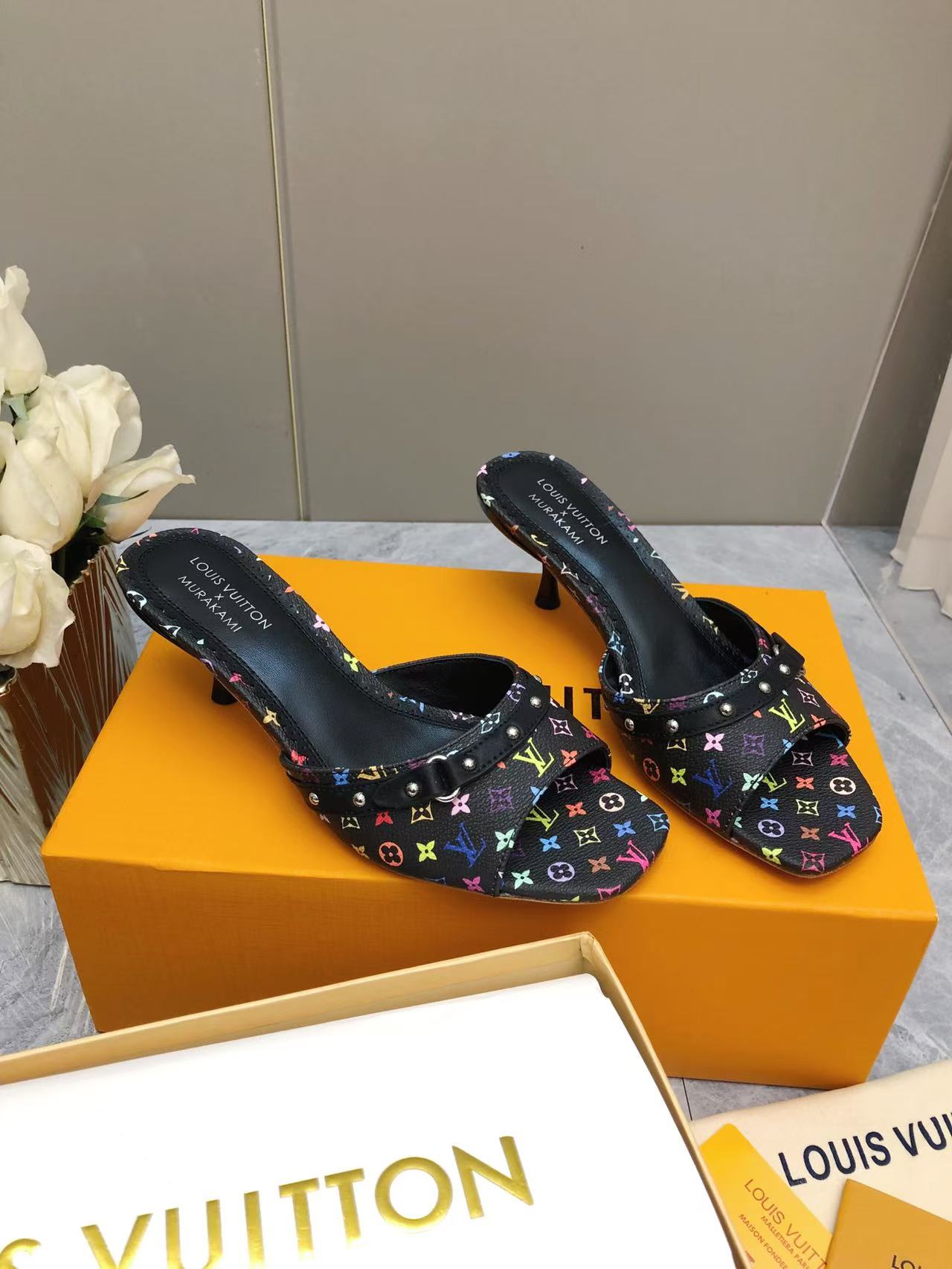 L fashion 3 color hot style high heel slippers 0725031902