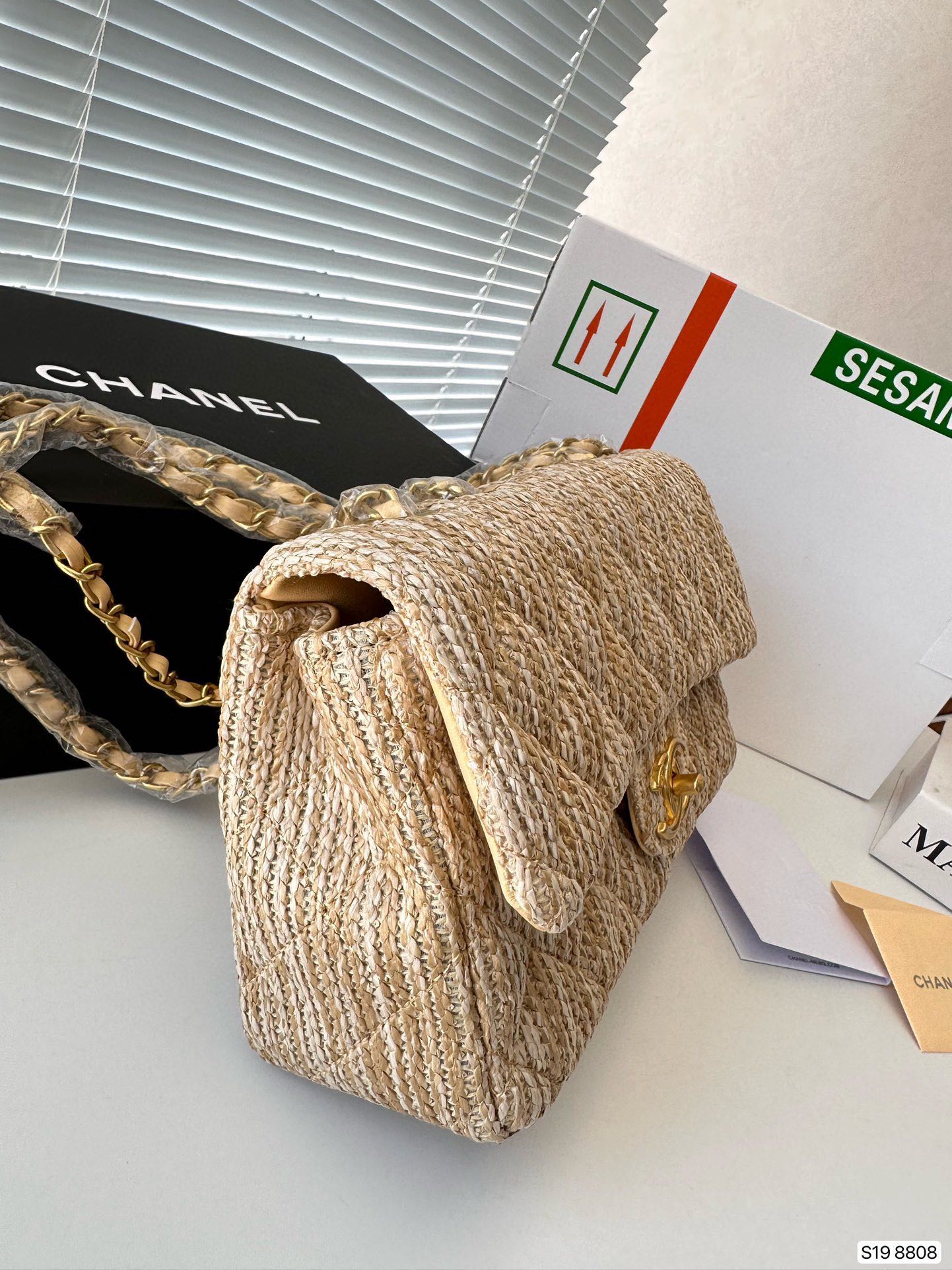 summer woven rhombus bag 0724041125