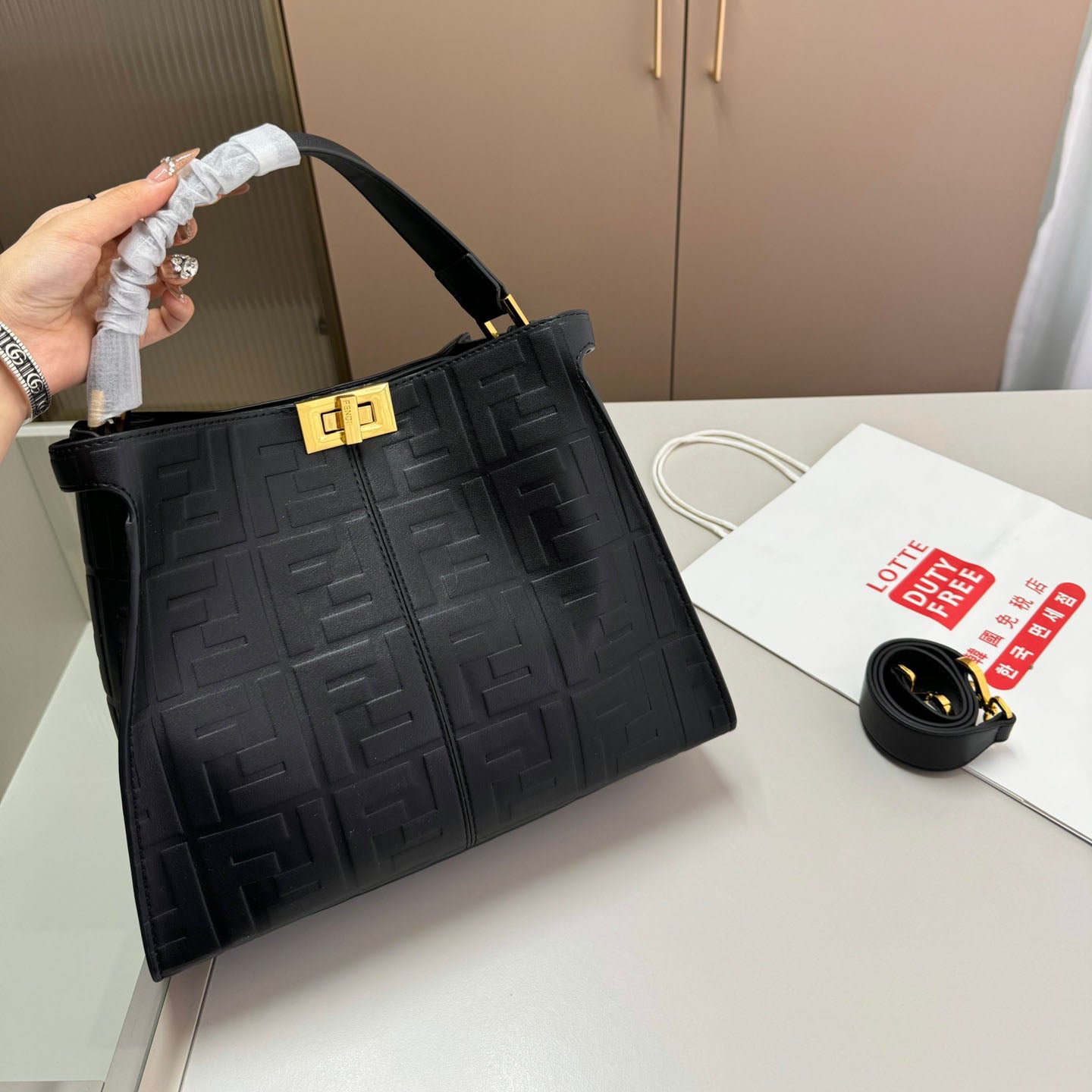 Classic Embossed Tote Bag XC24092503