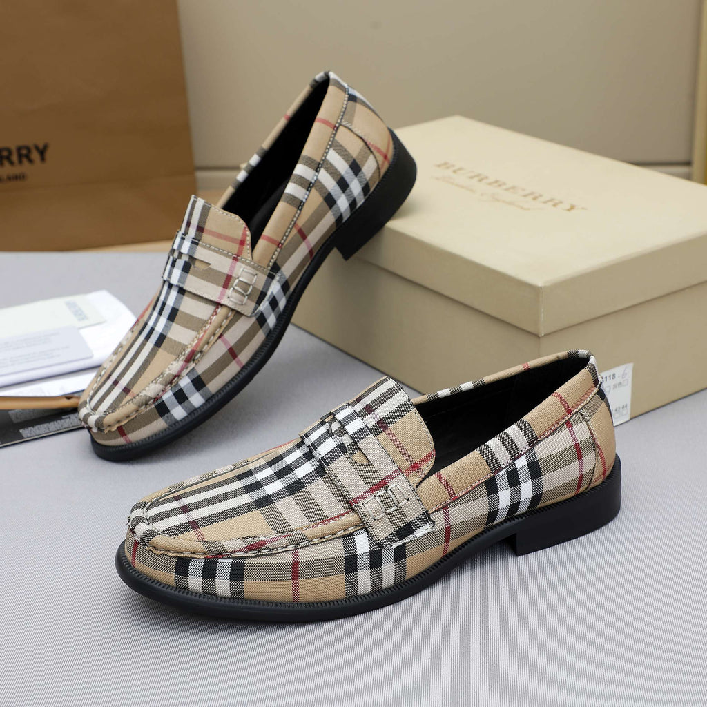 Men's Spring/Summer Striped Slip-on Shoes 0726050706