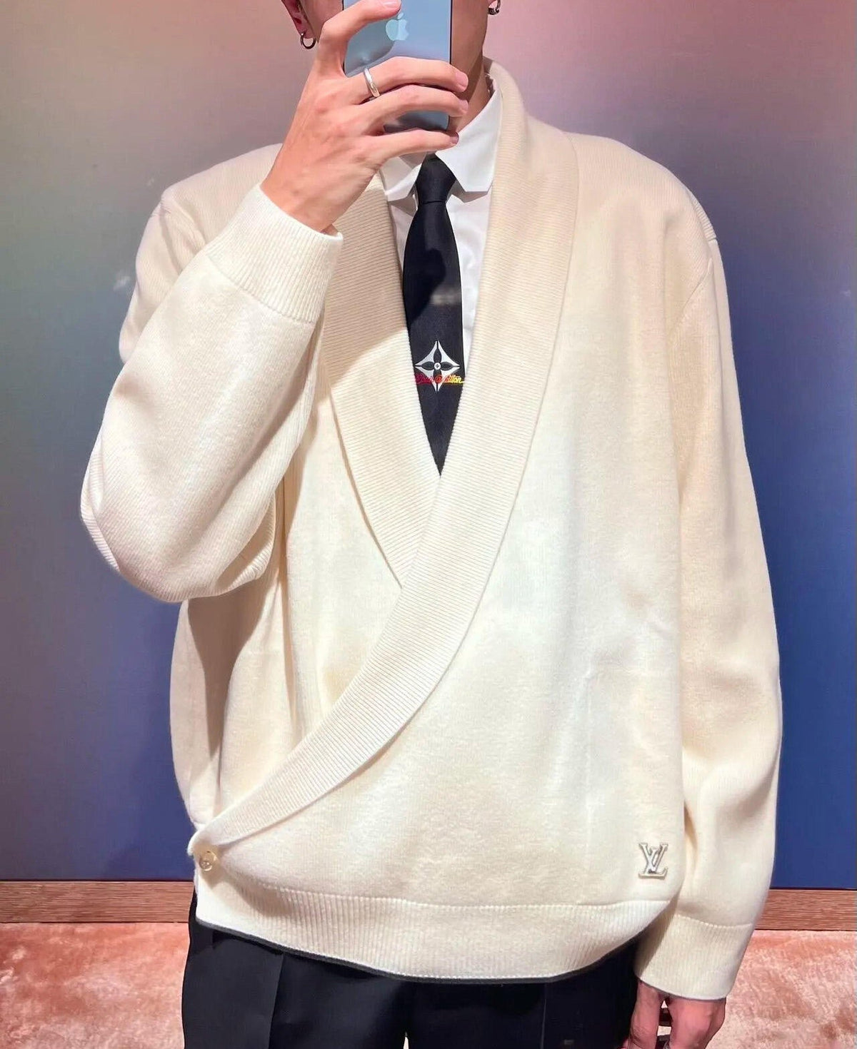 New Stylish Unisex 1V Wrap Wool Cardigan MJ1326102229