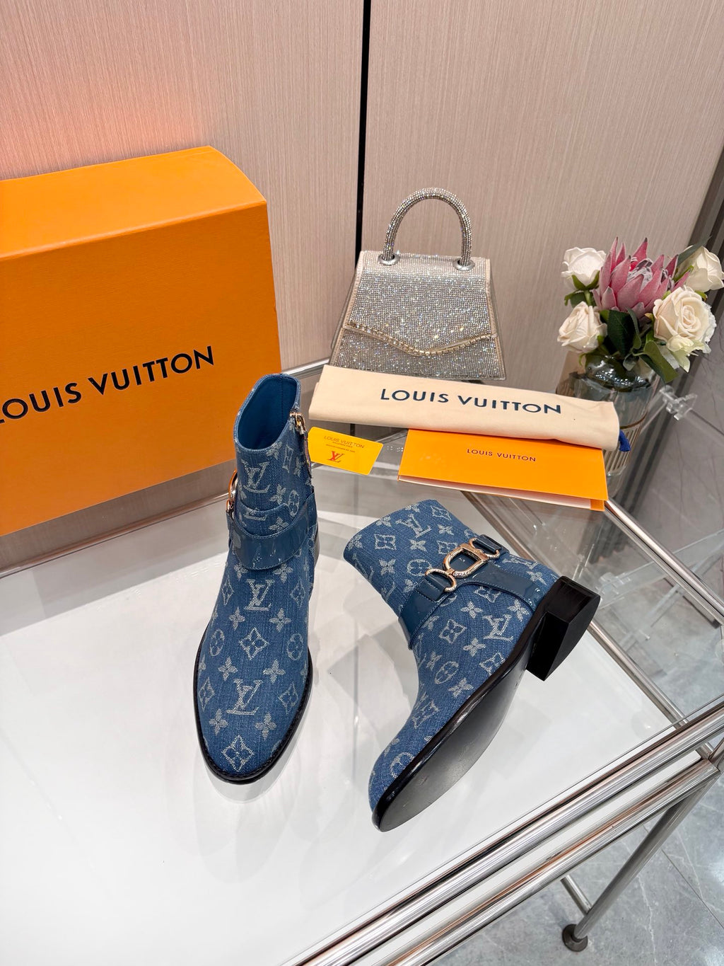 New fashionable printed women's boots 0726102802