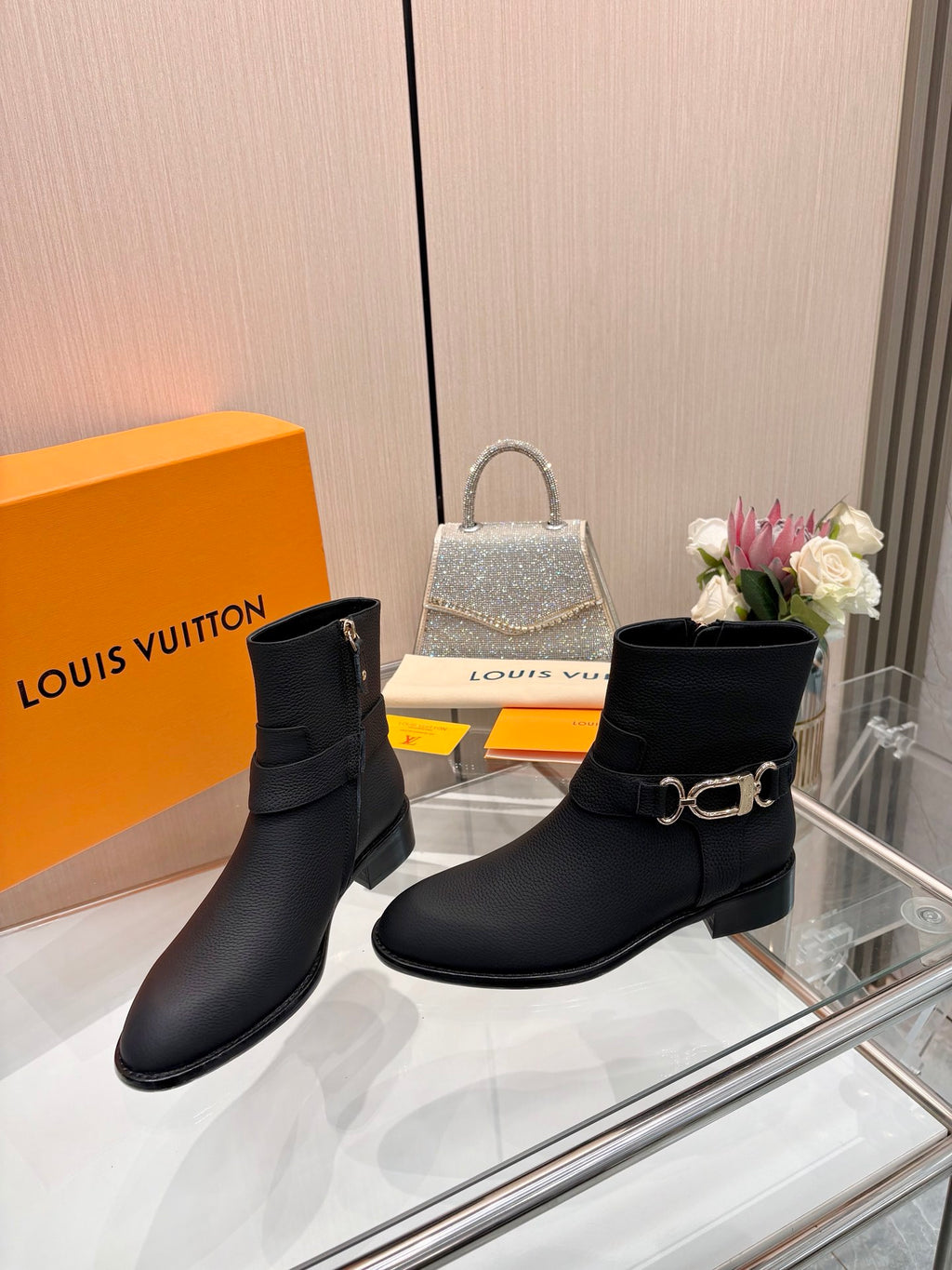 New fashionable printed women's boots 0726102802