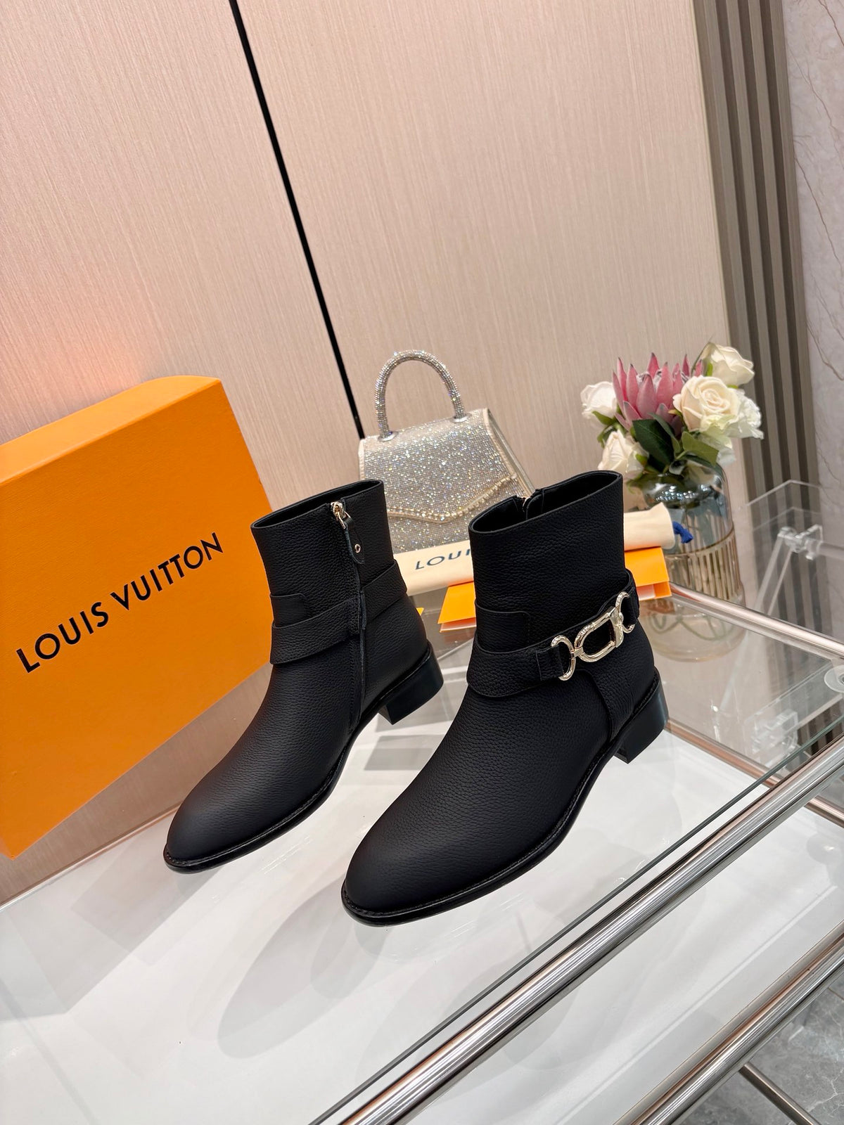 New fashionable printed women's boots 0726102802