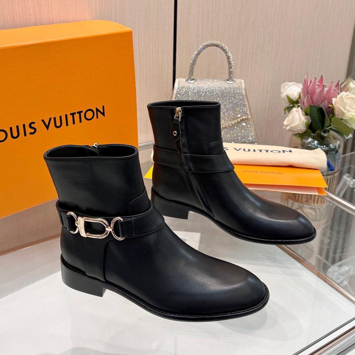 New fashionable printed women's boots 0726102802