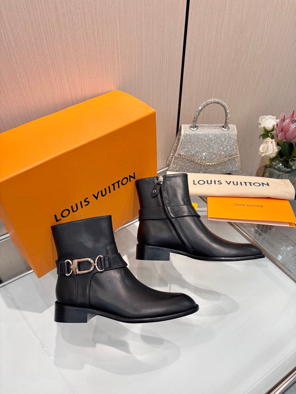 New fashionable printed women's boots 0726102802