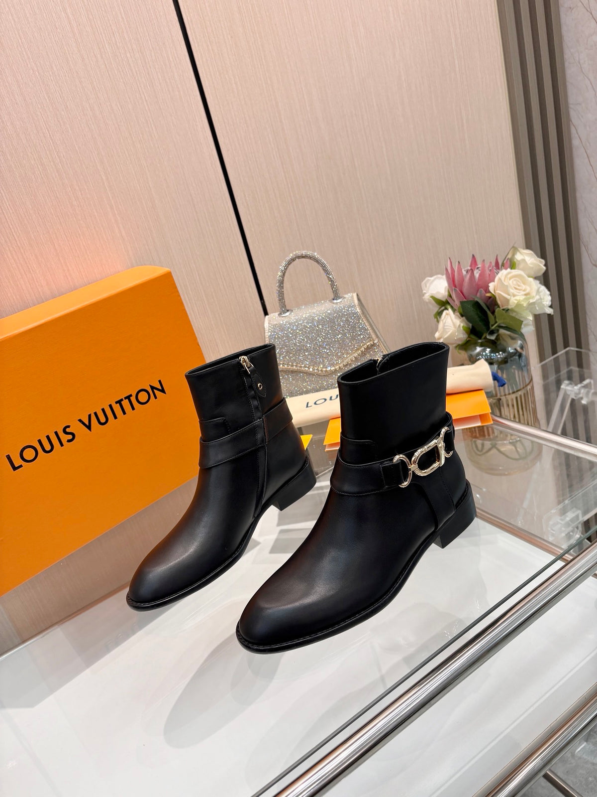 New fashionable printed women's boots 0726102802