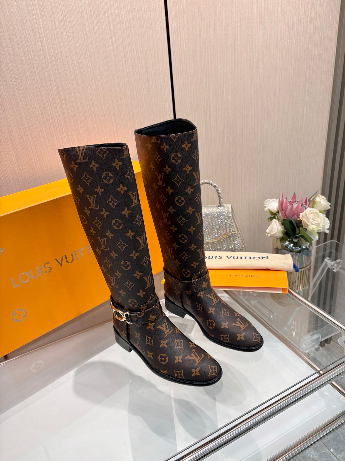 New fashionable printed women's boots 0726102801