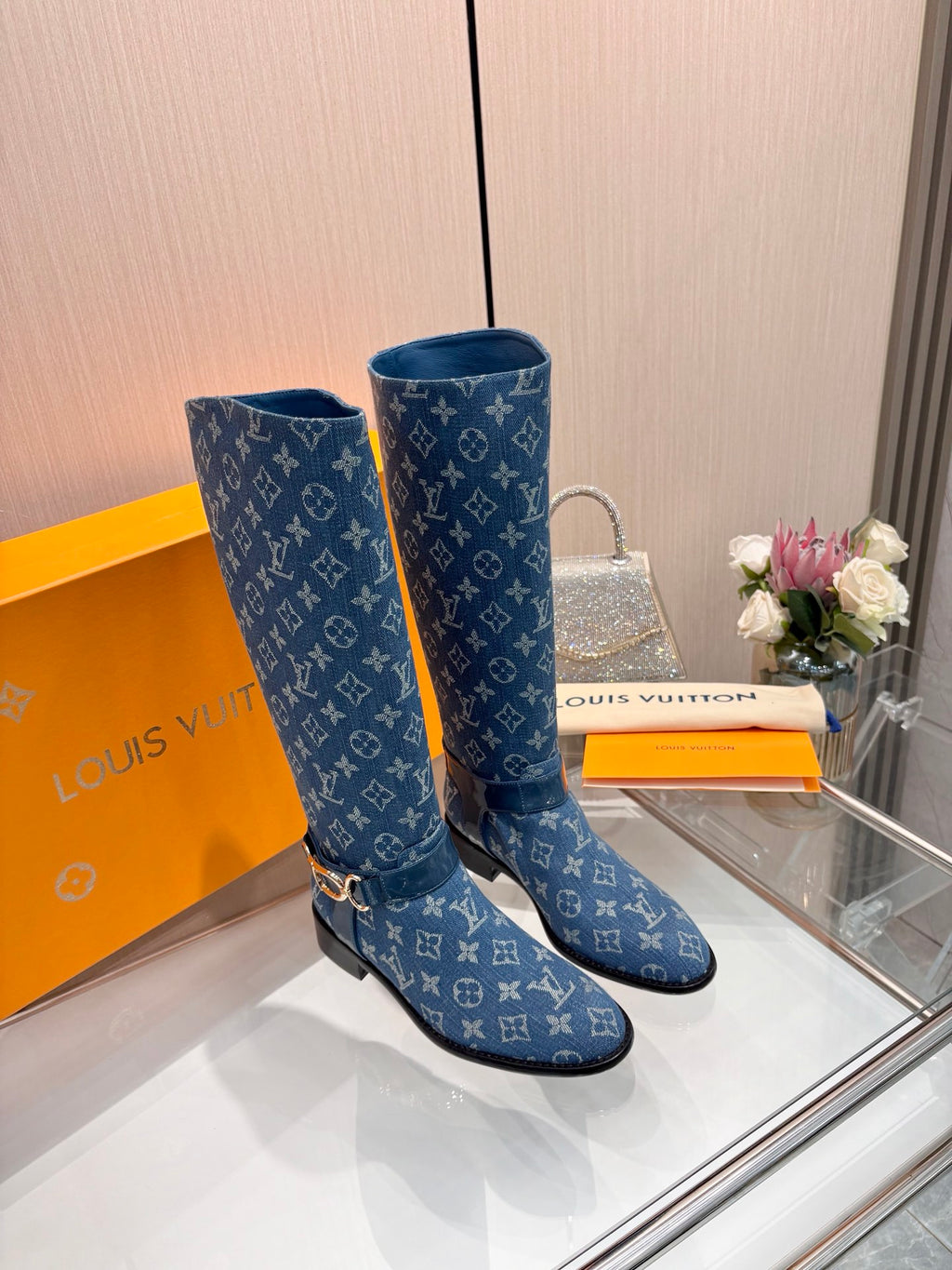New fashionable printed women's boots 0726102801