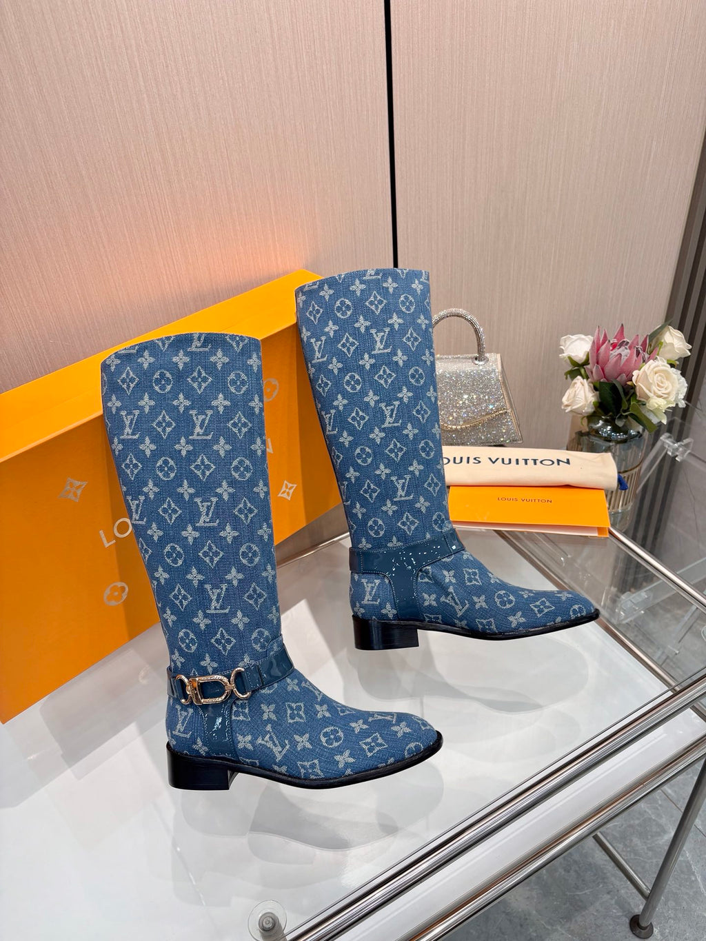 New fashionable printed women's boots 0726102801