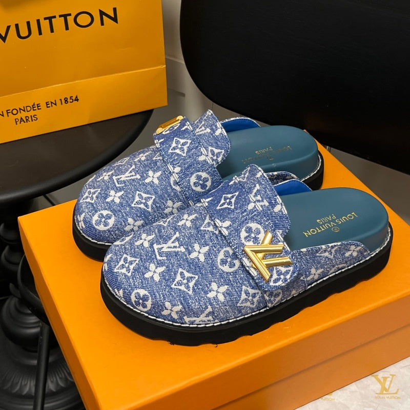 New Fashion Unisex Metal Decorated Mule Slippers PF1326101929