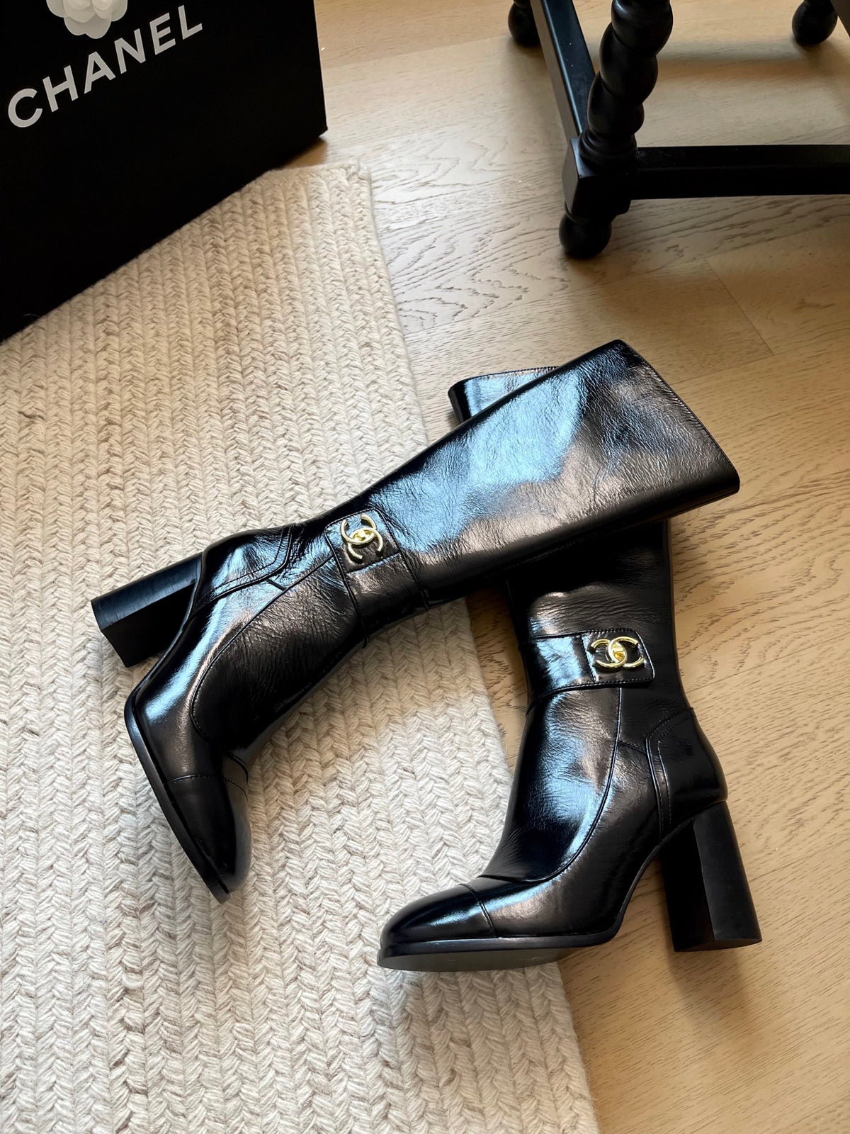 New CC stylish high-heeled boots 0726091701