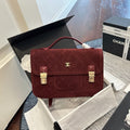 New Fashion Women's Quilted Suede Handheld Backpack CWT1326101918