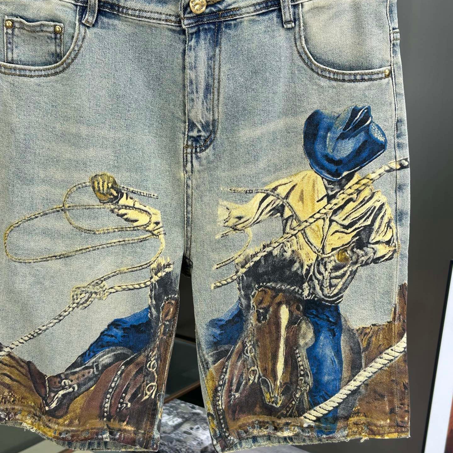 New Men's Denim Shorts 1026062504