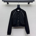 New Fashion Women's Cropped Baseball Jacket TZ1326091105