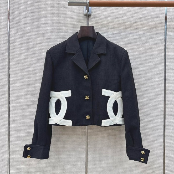 CC New Fashion Women Tweed Cropped Jacket TZ1326091111