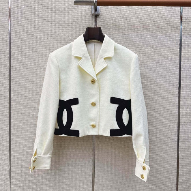 CC New Fashion Women Tweed Cropped Jacket TZ1326091111