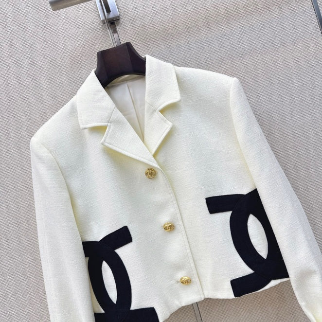 CC New Fashion Women Tweed Cropped Jacket TZ1326091111
