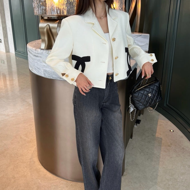 CC New Fashion Women Tweed Cropped Jacket TZ1326091111