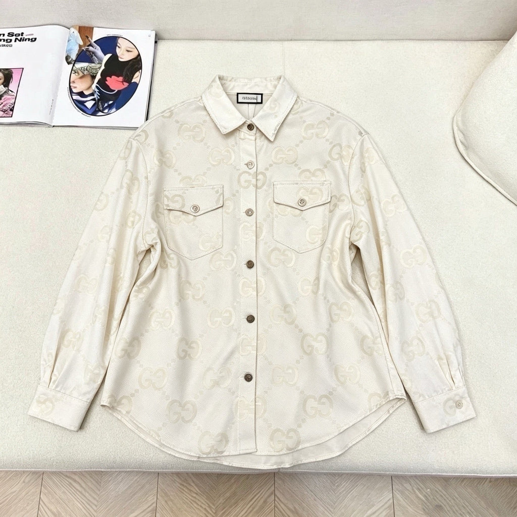 New Fashion Women Long GG Sleeve Shirt TZ1326091112