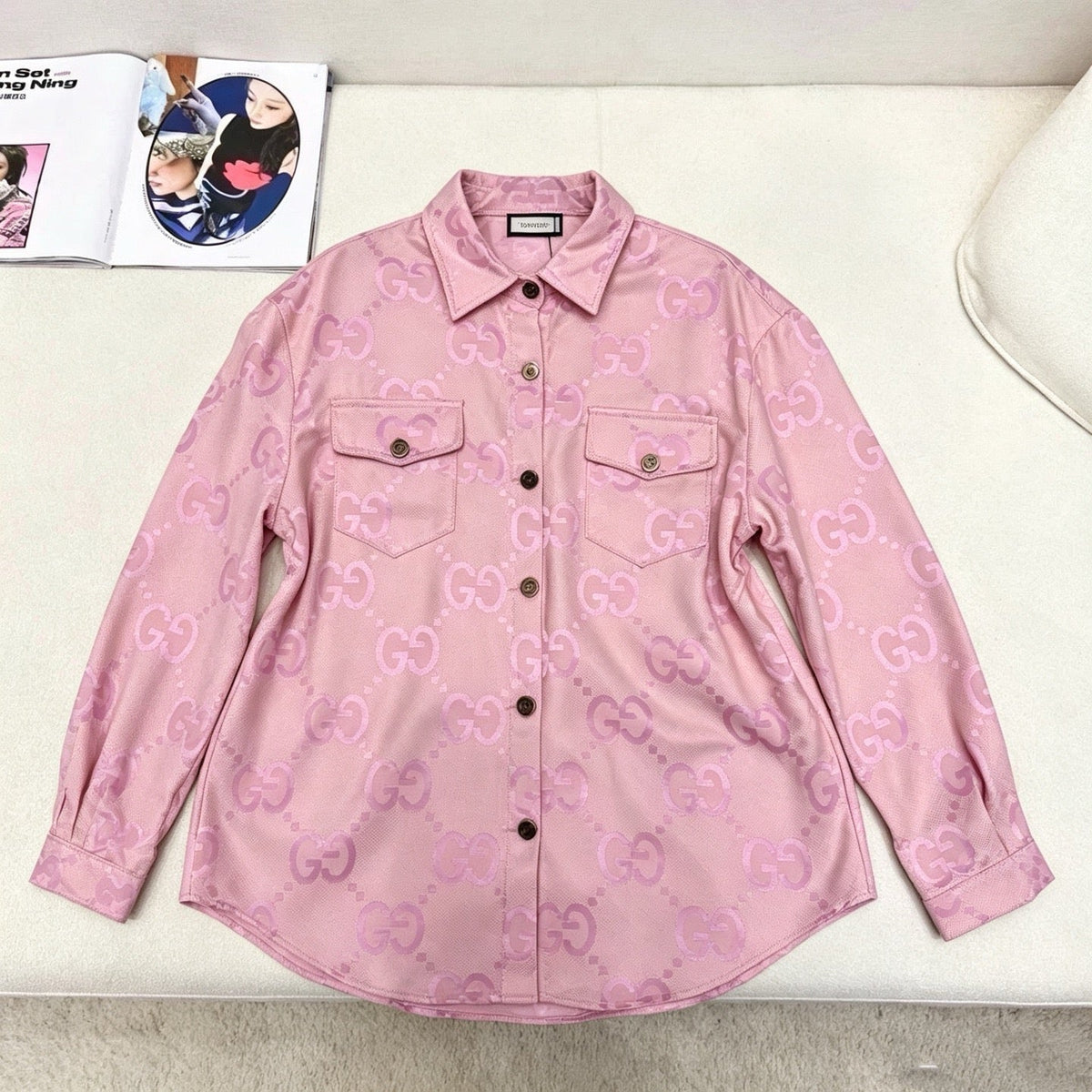 New Fashion Women Long GG Sleeve Shirt TZ1326091112