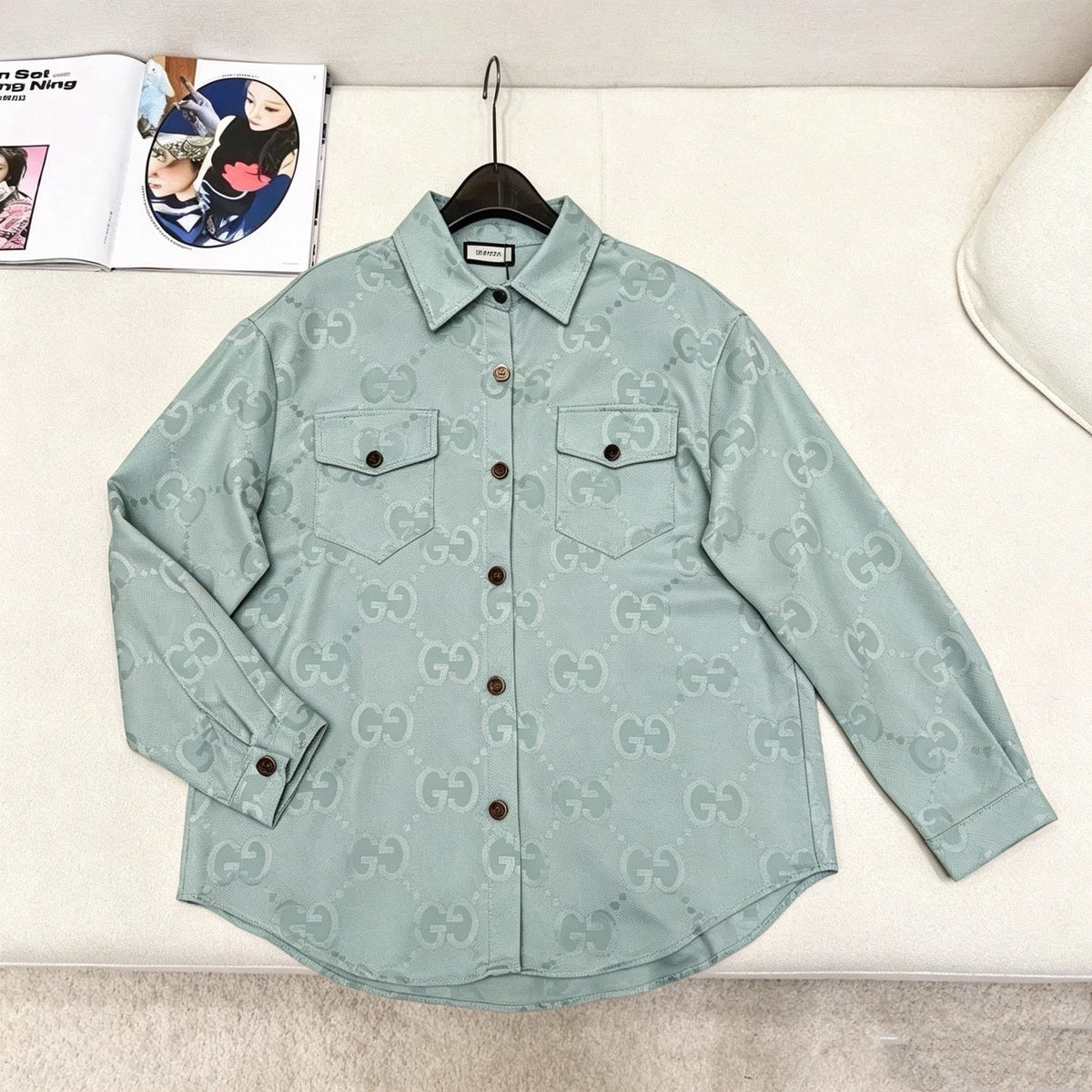 New Fashion Women Long GG Sleeve Shirt TZ1326091112