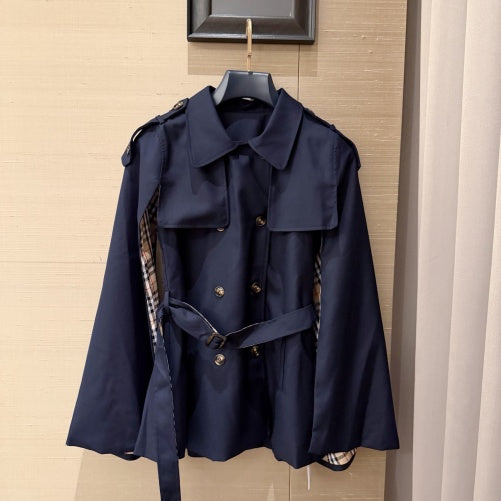 New Fashion Women BBR Cape Trench Coat TZ1326091113
