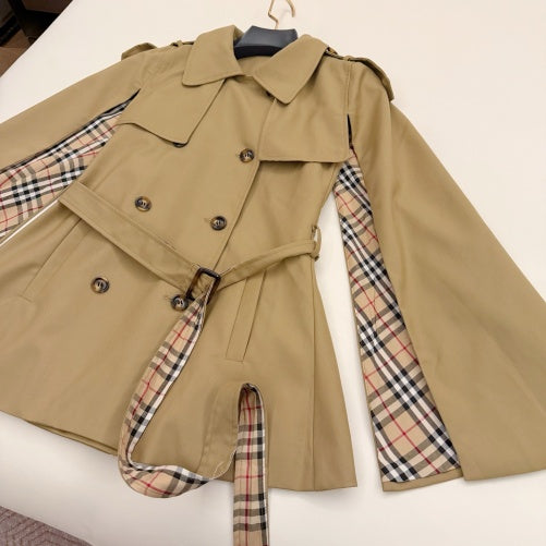 New Fashion Women BBR Cape Trench Coat TZ1326091113